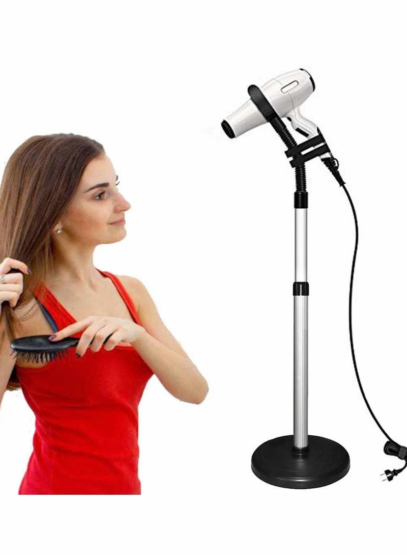 KASTWAVE Hands Free Hair Dryer Stand Holder, 360 Degree Rotating Lazy Hair Dryer Stand  - Image 2