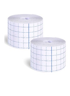Y&D Non-Woven Cover Roll Stretch Tape Adhesive Bandages Breathable Bandage Cohesive Wrap Protective Film (2 Rolls 2 Inch x 10.94 Yard)  - Image 1