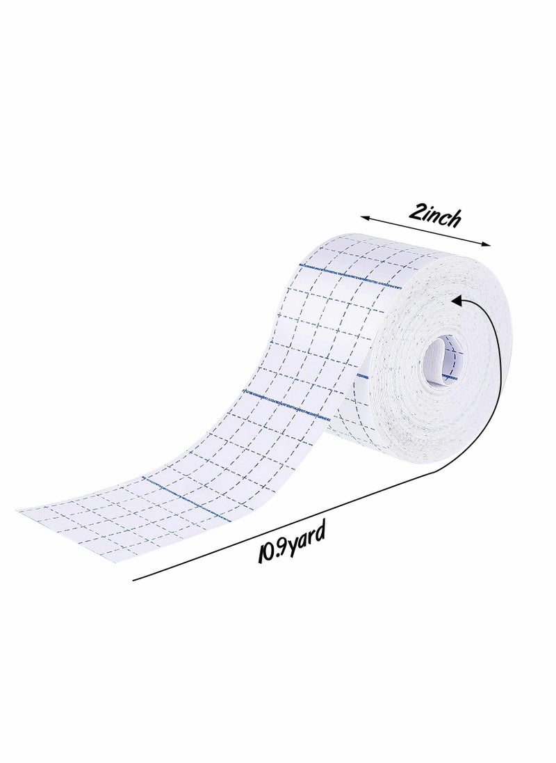 Y&D Non-Woven Cover Roll Stretch Tape Adhesive Bandages Breathable Bandage Cohesive Wrap Protective Film (2 Rolls 2 Inch x 10.94 Yard)  - Image 2