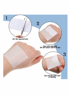 Y&D Non-Woven Cover Roll Stretch Tape Adhesive Bandages Breathable Bandage Cohesive Wrap Protective Film (2 Rolls 2 Inch x 10.94 Yard)  - Image 4