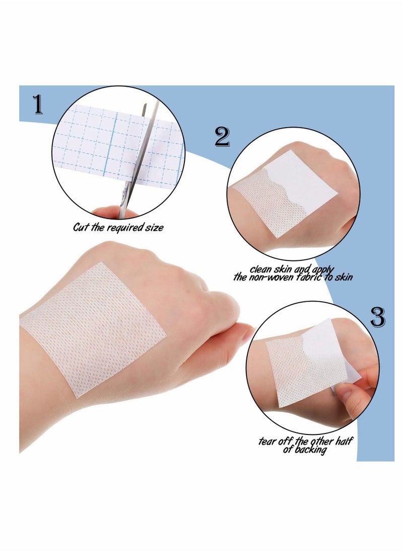 Y&D Non-Woven Cover Roll Stretch Tape Adhesive Bandages Breathable Bandage Cohesive Wrap Protective Film (2 Rolls 2 Inch x 10.94 Yard)  - Image 4