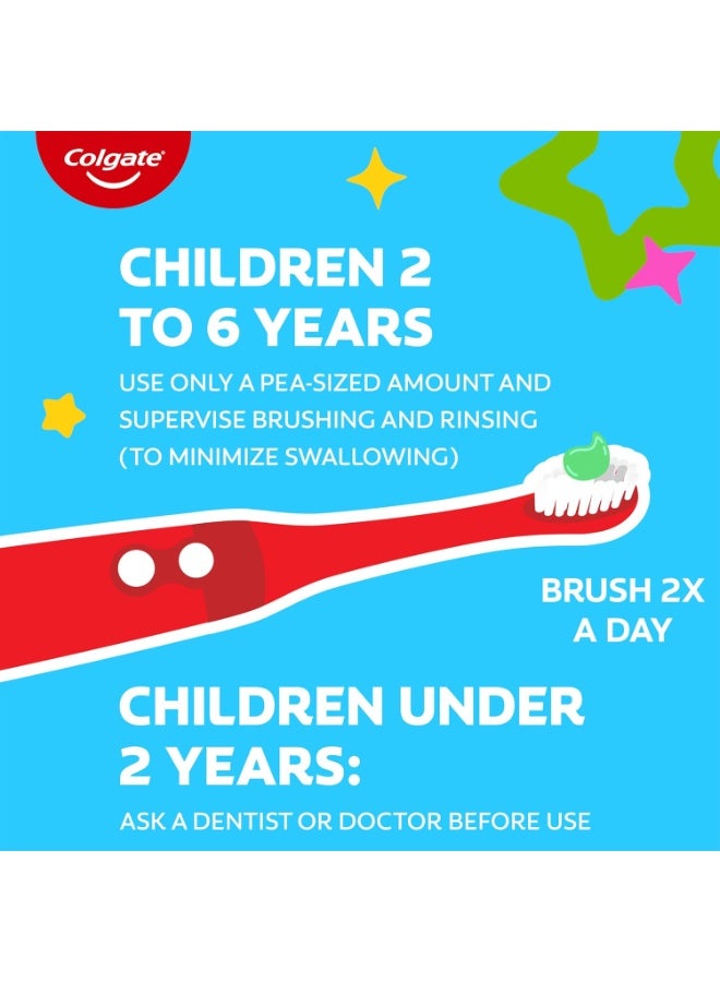 كولجيت معجون أسنان وغسول فم كولجيت جل سائل ٢ في ١ للأطفال بنكهة البطيخ ١٠٠ مل - Image 5