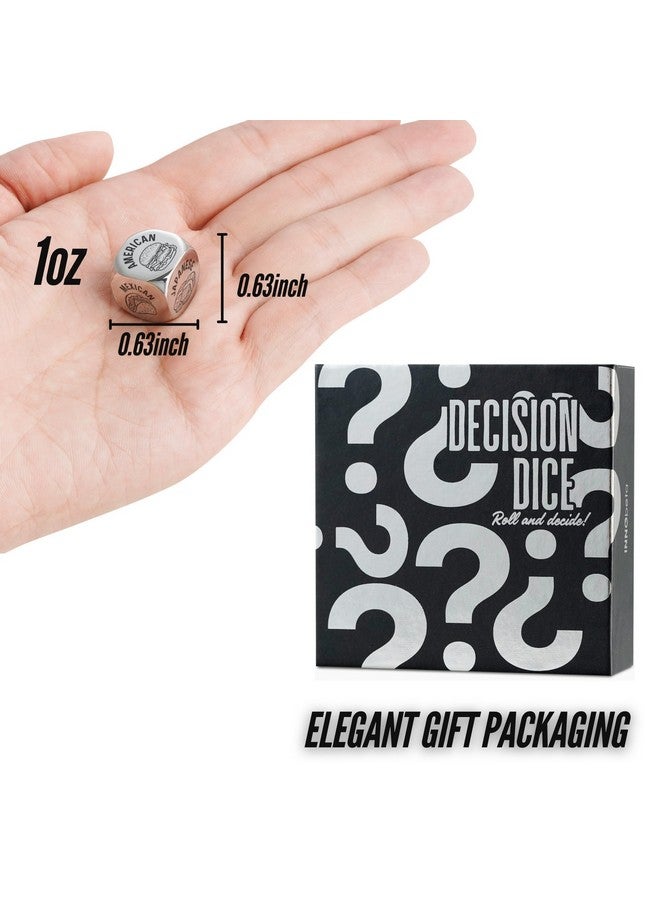 InnoBeta 3 PCS Food Dice Game Food Decision Dice Food Dice for Couple Anniversary Steel Gift for Him Date Night Dice Game Presents from Wife Date Night Christmas Valentine Sweetest Day - Image 5