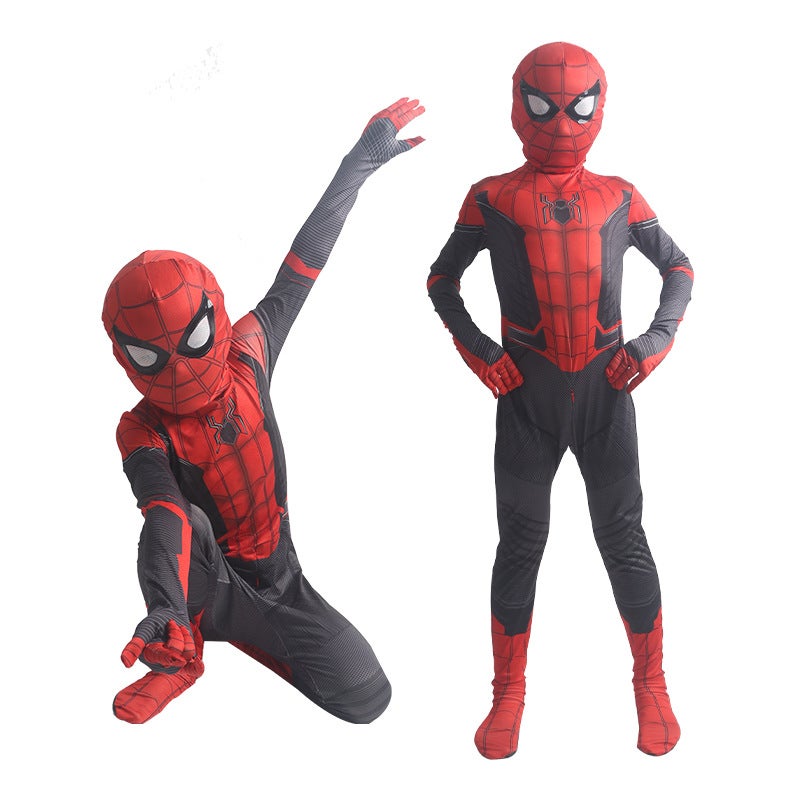 Adult Kid Spiderman Cosplay Costume Halloween Hero expedition  - Image 1