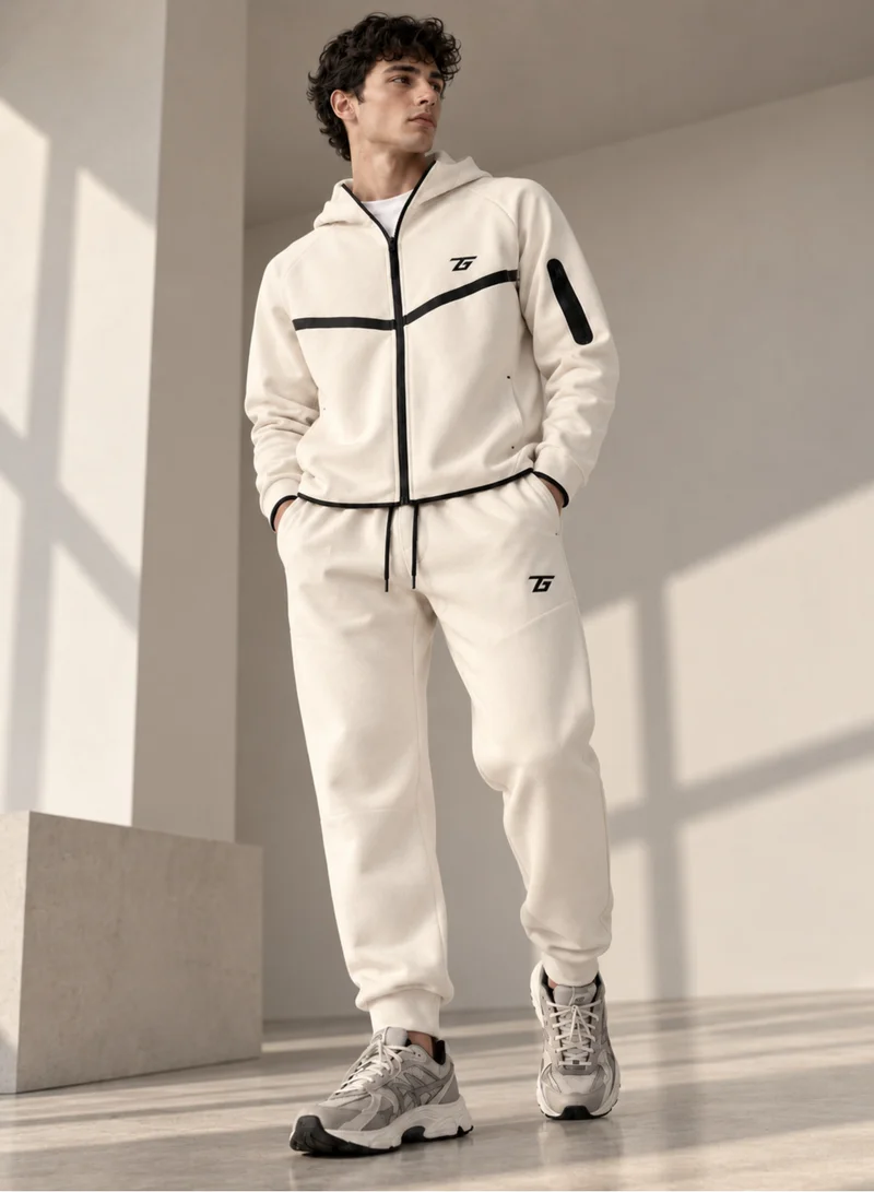 تي جي تي Men's 2 Piece Tech Fleece Hoodie and Jogger Set