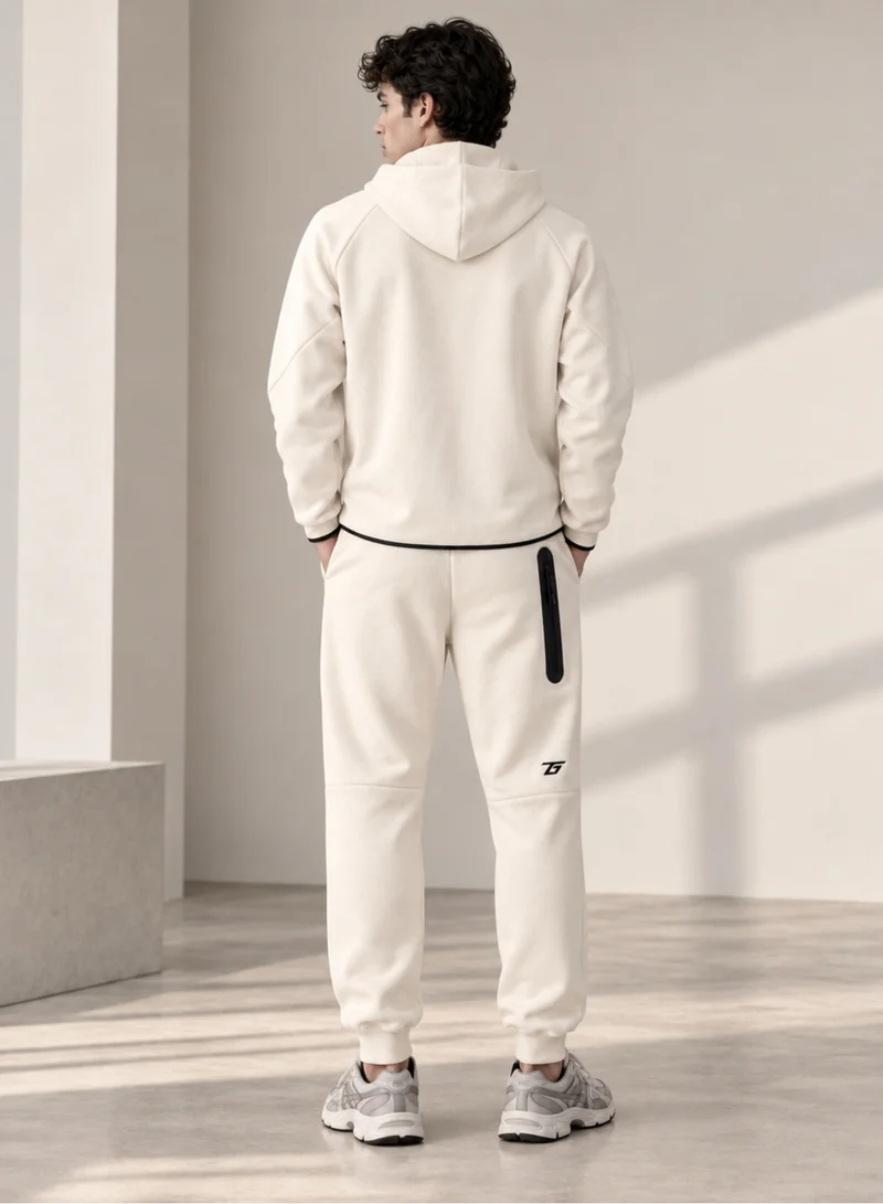 تي جي تي Men's 2 Piece Tech Fleece Hoodie and Jogger Set