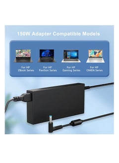 Generic 150W AC Adapter Charger for HP Zbook 15 G3 G4 G5 G6 ZBook Studio G3 G4 G5 G6 G7 G8 OMEN by 15 17 Pavilion Gaming 15 17 Laptop Power Supply TPN-CA11 TPN-DA09 (Not Fit for 230W 200W  - Image 2