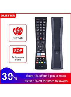 OMETTER RM-C3338 RC43101P Remote Control Replacement for JVC 2018 2019 Smart 4K UHD LED LCD TVs LT-24C680 LT-24C685 LT-32C695  - Image 1