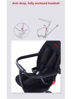 Generic Baby stroller 3-in-1 Folding Baby Stroller With carry basket  - Image 3