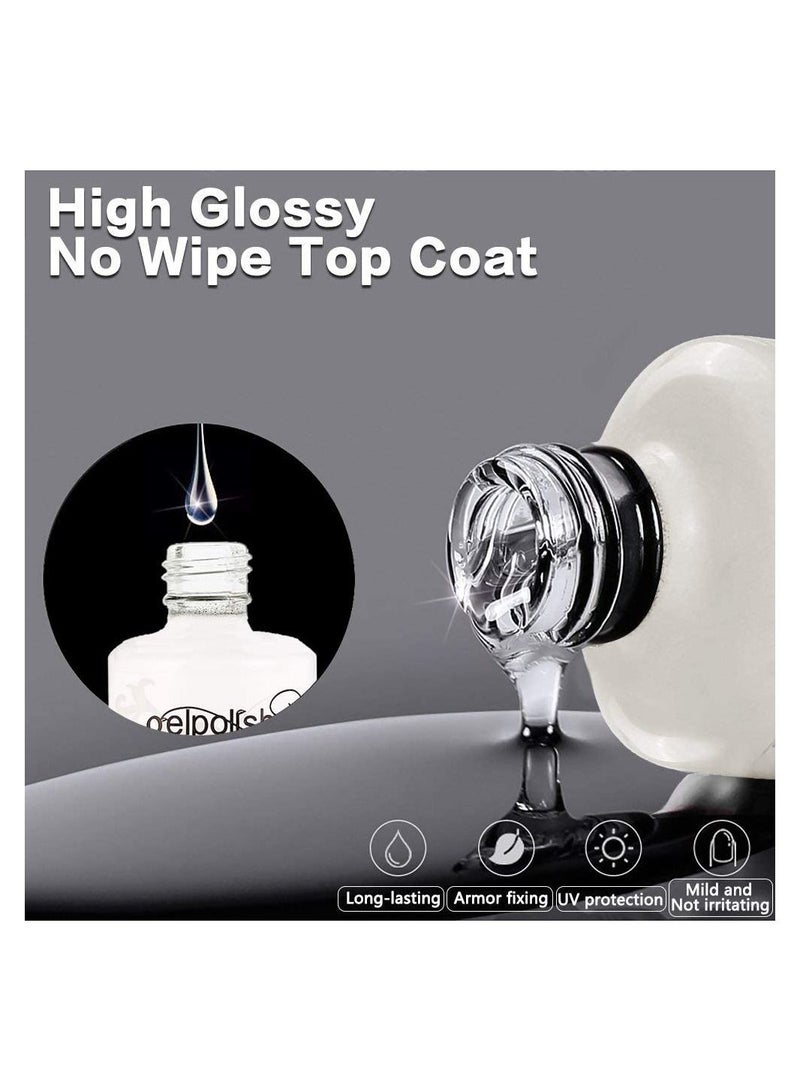 BP Gel Nail Polish Top Coat Soak off UV LED Drying Long 15ml - Image 3