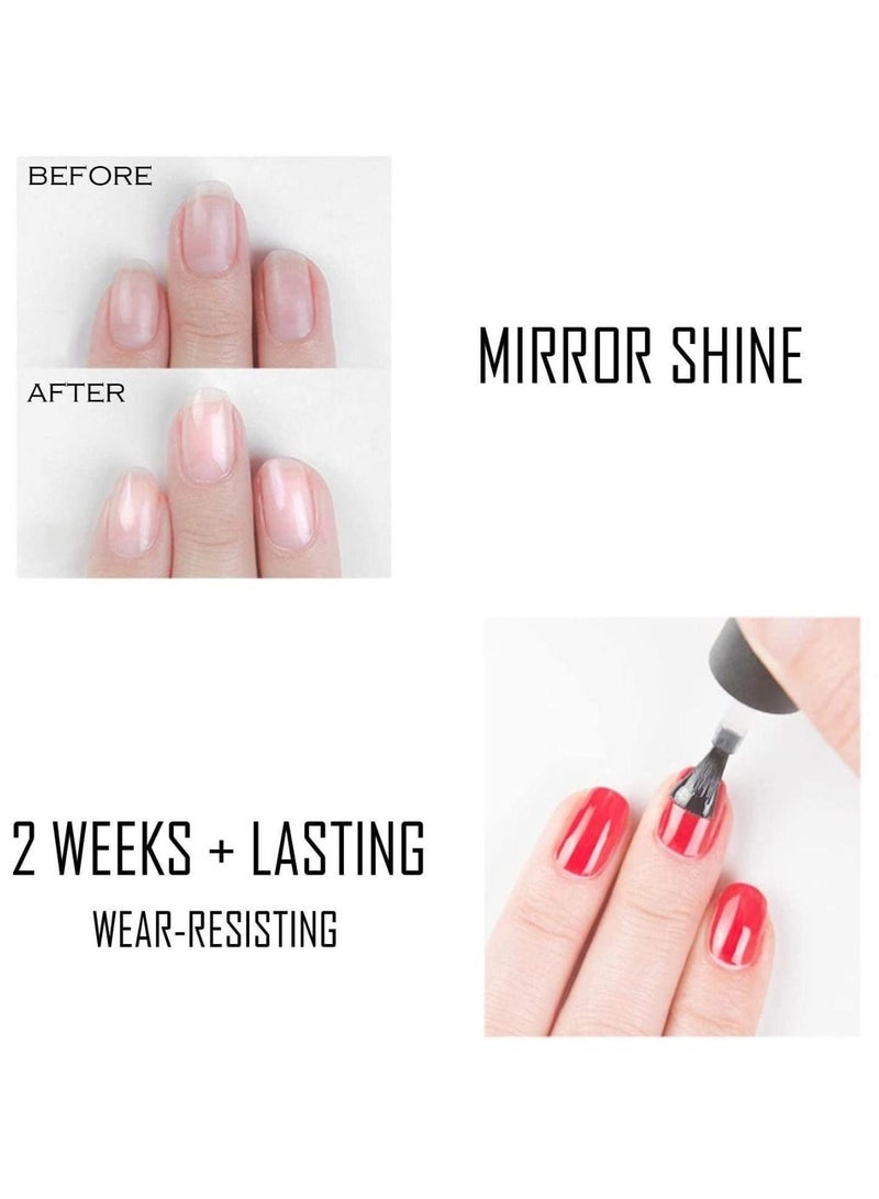 BP Gel Nail Polish Top Coat Soak off UV LED Drying Long 15ml - Image 4