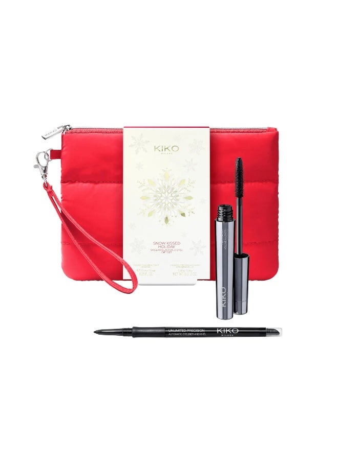 KIKO MILANO Snow-Kissed Holiday Skiglam Black Duo Eyes Gift Set - Image 1
