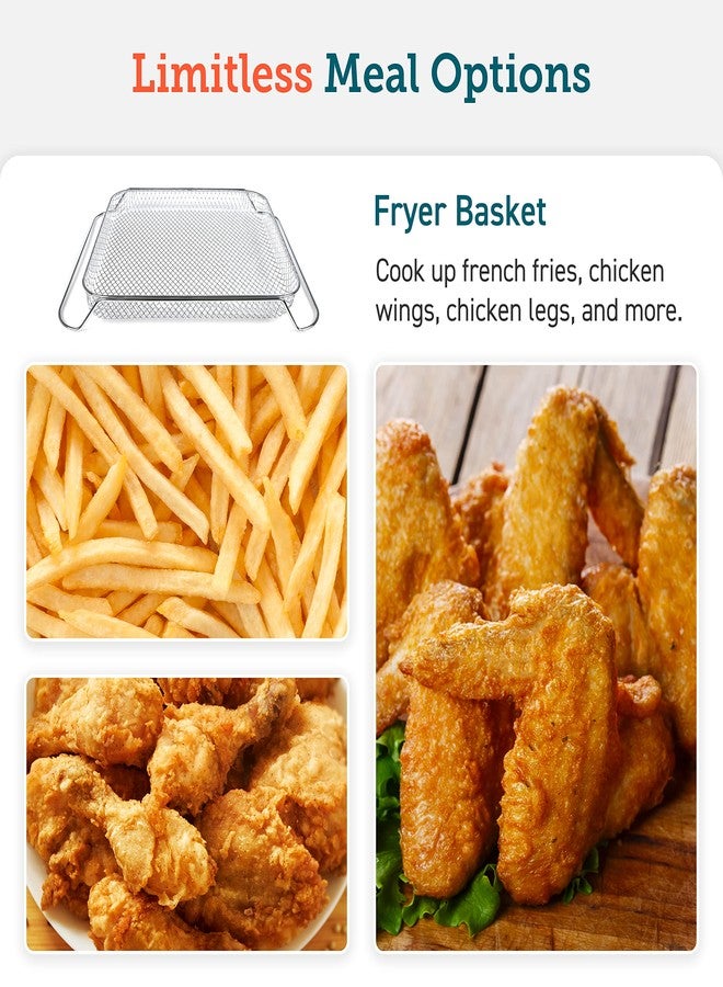 COSORI Air Fryer Basket for CS100-AO & CTO-R251S, Air Fryer Toaster Oven Replacement Accessories - Image 3