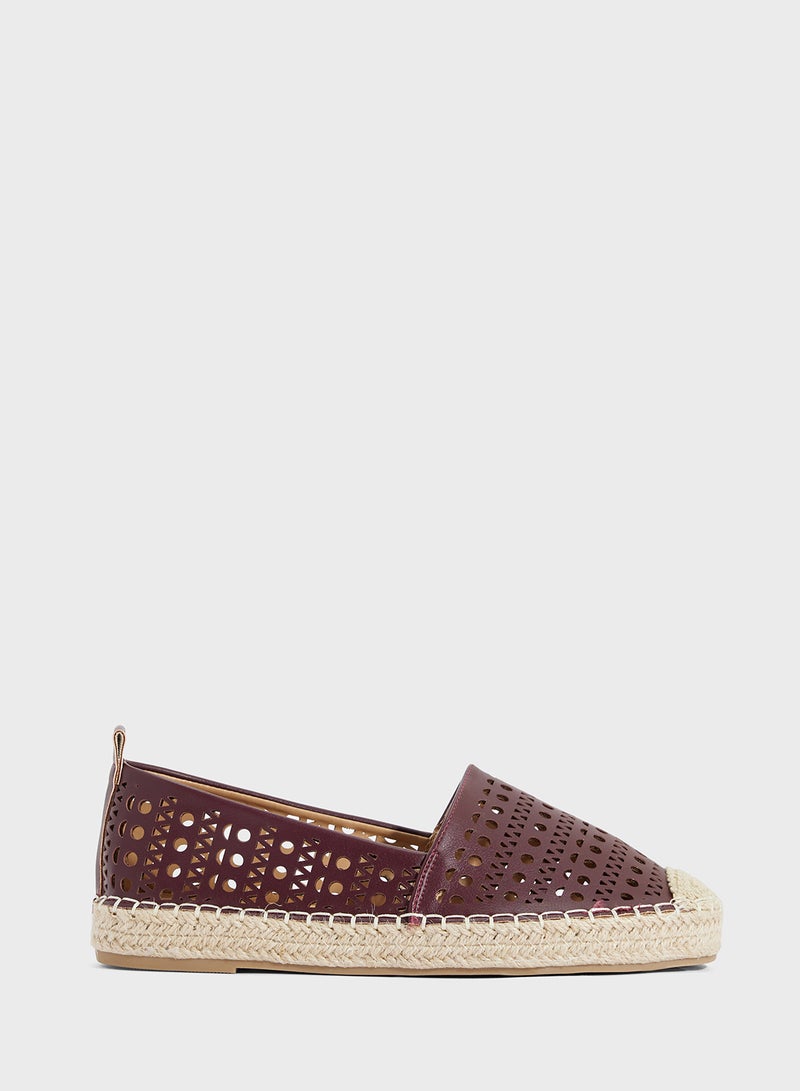 ELLA Laser Cut Espadrille  - Image 1