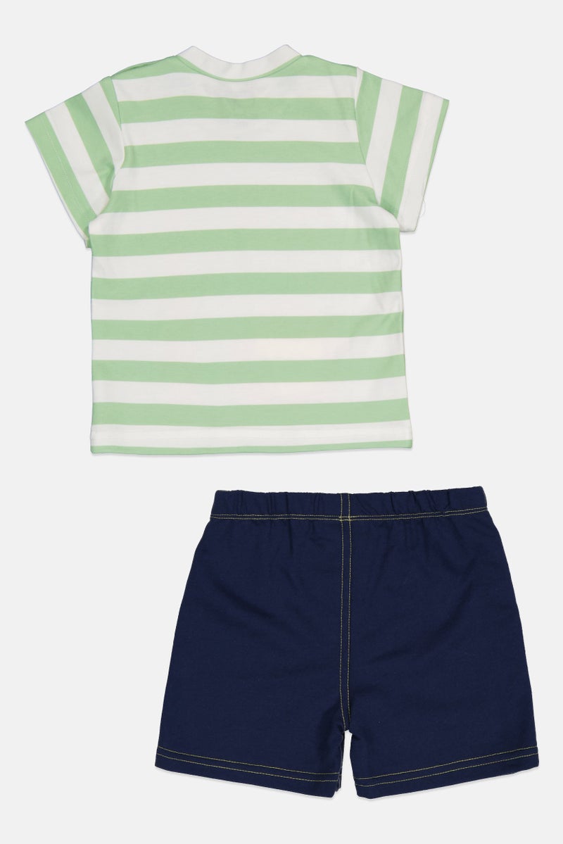 Ocean Pacific Toddlers Boy 2 Pieces Top And Shorts Set, Multicolor - Image 2