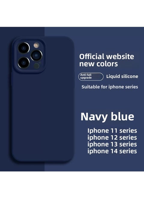 Premium Phone Case For Apple Liquid Silicone All-inclusive Lens Simple Protective Case Multiple Models Available