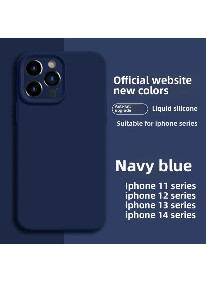 Premium Phone Case For Apple Liquid Silicone All-inclusive Lens Simple Protective Case Multiple Models Available