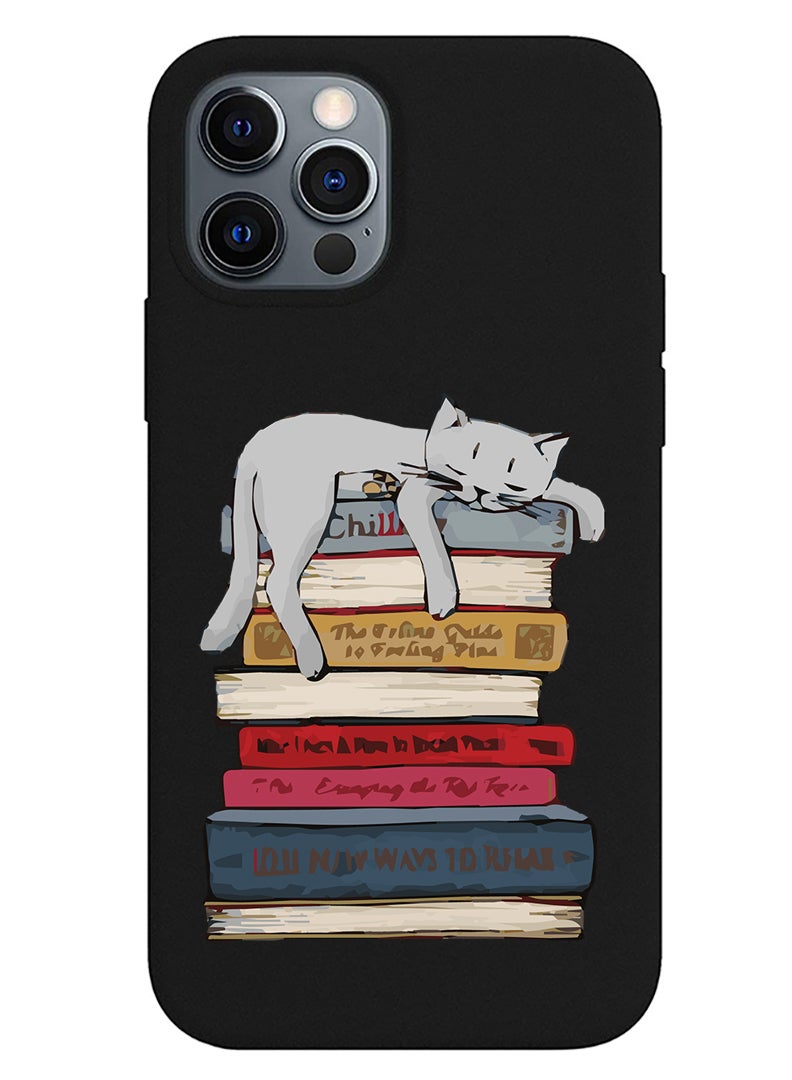 Theodor Protective Slim Fit Case Liquid Silicone Cover with Full Body Protection Anti-Scratch Shockproof Case For iPhone 12 Pro Black  - FORZA435 Mighty Strong copy - Image 1