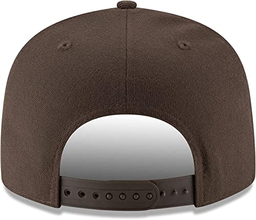 New Era NFL 9FIFTY Adjustable Snapback Hat Cap One Size Fits All (Cleveland Browns Brown) - Image 4