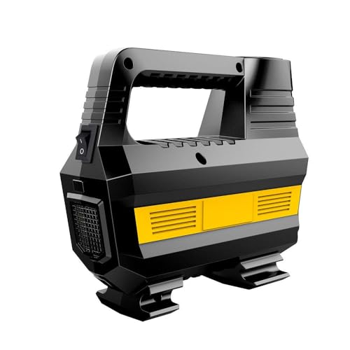 Ash  Roh ASH & ROH High-Speed Air Compressor Pump with Digital & Analog Pressure Display, Bright LED, and Nozzle Accessories for Quick Inflation Vehicles Cars, Bikes (Digital) - Image 3