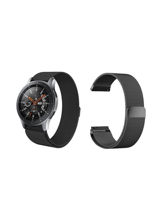 Milanese Mesh Replacement Band For Samsung Galaxy Watch Black