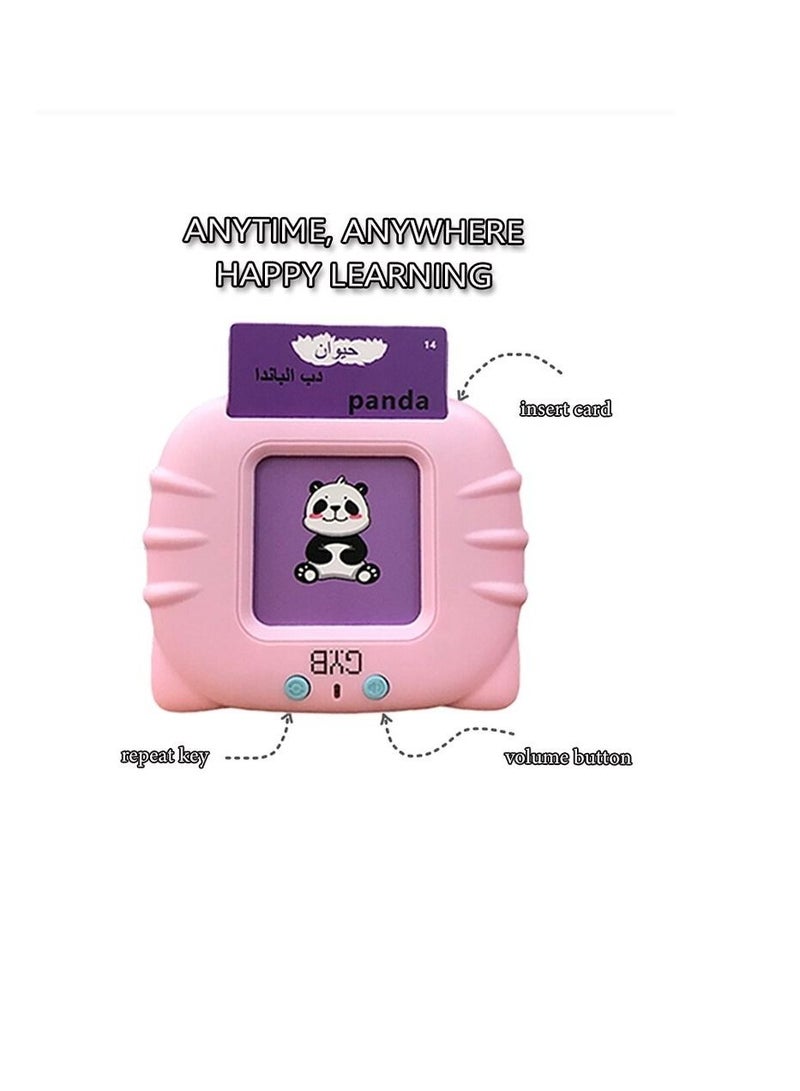 kids Sight Words Games Talking Flash 265 Cards Learning Machine Education Electronic Book Toddlers 2 to 6 Years Reading Gadget Arabic to English - Image 4