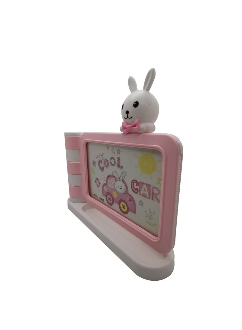 Creative Design Home Office Decor Kid's Photo Frame with Pencil Holder - Image 3