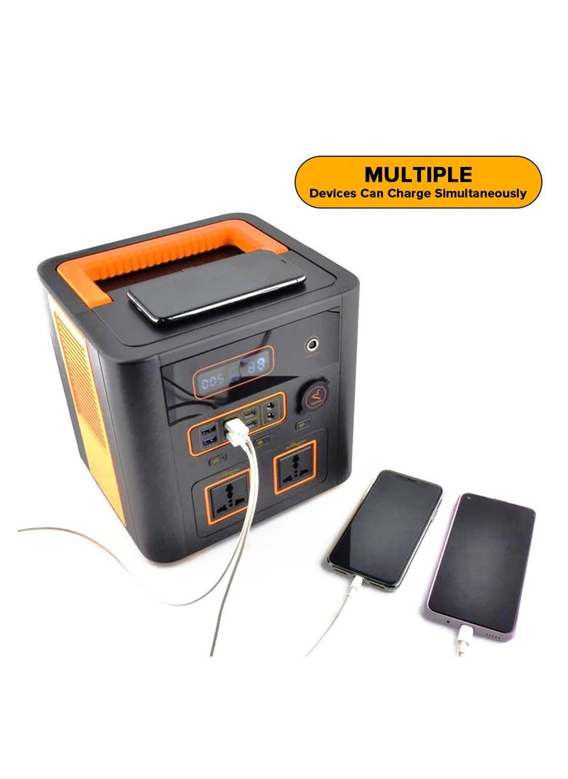 Toby's - Toby's TBS 150A Power Station Wireless Charger 150000mAh Portable Power Station With Inverter And 555W Output Frequency - Image 1