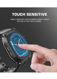 KASTWAVE Waterproof Case for Apple Watch Series 7 45mm, 360 Full-Body Protective Case with Screen Protector, Shockproof Dustproof Waterproof Case for Apple Watch 45mm Series 7, Black  - Image 4