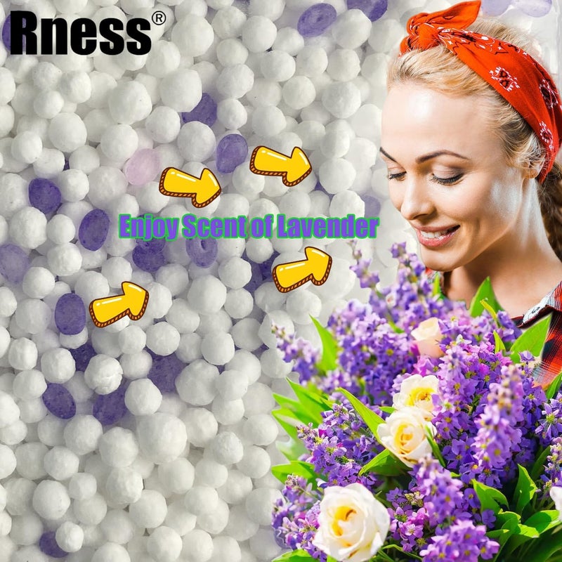 Rness Moisture Absorber Hanging Bag, Hanging Closet Dehumidifier Packages, Moisture Removers, 10 Pack Set, Lavender - Image 3
