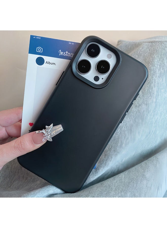 Simple Solid Skin Feeling Protective TPU Case Cover For iPhone 16E, Black