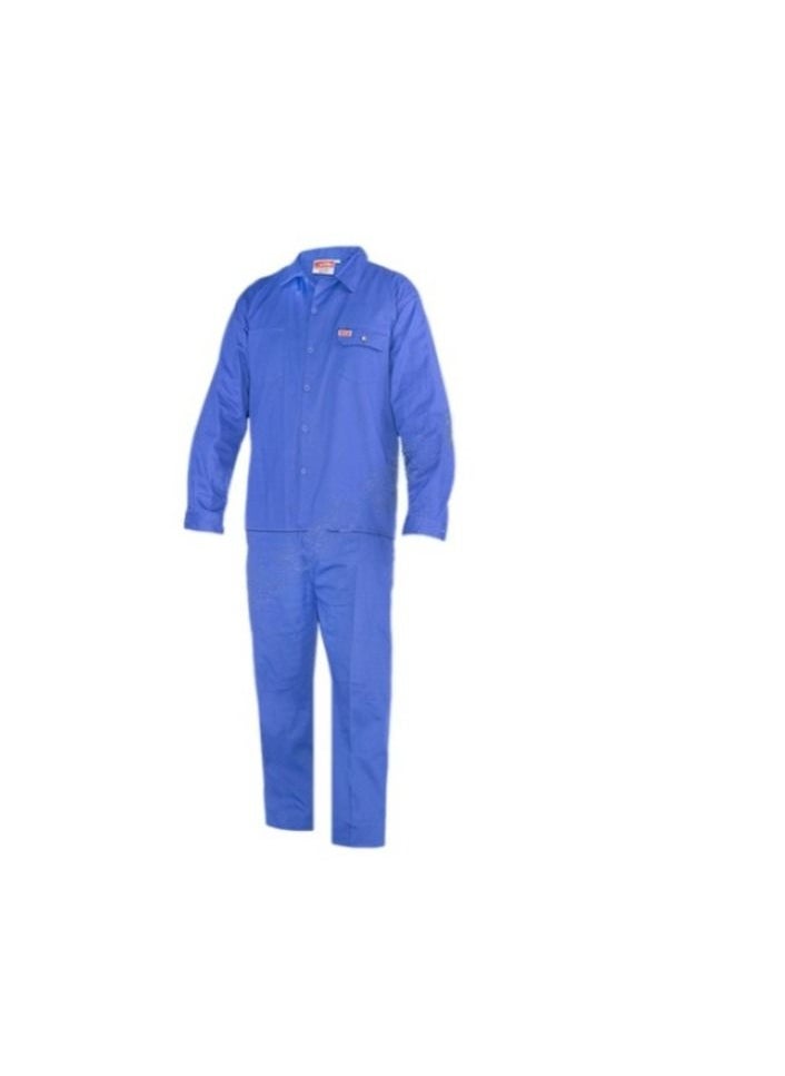 Jsafe - Uniform Long Sleeve Work Ware Coverall Blue - Image 1