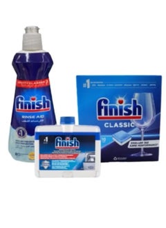 Finch package for dishwashers (Finch Classic Dishwasher Tablets, 135g, Dishwasher Cleaner Finch, 250ml, Liquid Rinsing Assistant Finch - 400ml) - pzsku/Z22421118BF7B92E417EBZ/45/_/1734880761/588e2470-cf2e-47f0-a689-8e5e79920475