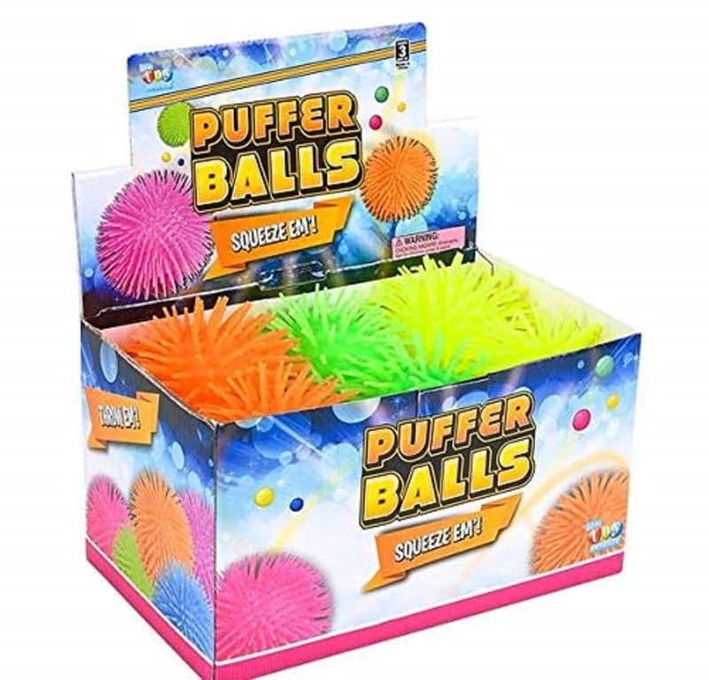 Rhode Island Novelty Puffer Balls Assorted Colors Set of 12 - Image 2