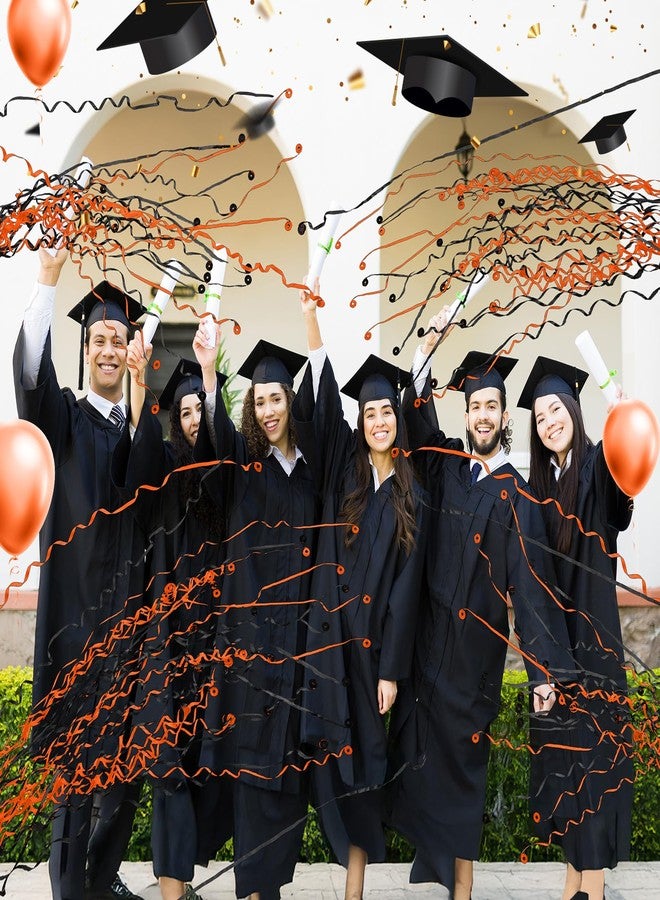WinnerWhy 30 Pcs Hand Throw Streamers Poppers Confetti Poppers No Mess Paper Crackers Confetti for Halloween Christmas Birthday Wedding Celebrations Party Favor Decor Supplies(Black and Orange) - Image 5