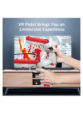 VR Controller for Oculus/Meta Quest 2,Compatible with Quest 2 Gun Stock, Gun Controller for Oculus Quest 2,Pistol Grip Accessories for FPS Game,Pistolwhip Enhanced VR Shooting Game Experience - pzsku/Z2242335F6F00398F7528Z/45/_/1678263443/b64a44fb-c467-4694-b290-0552078f5cad