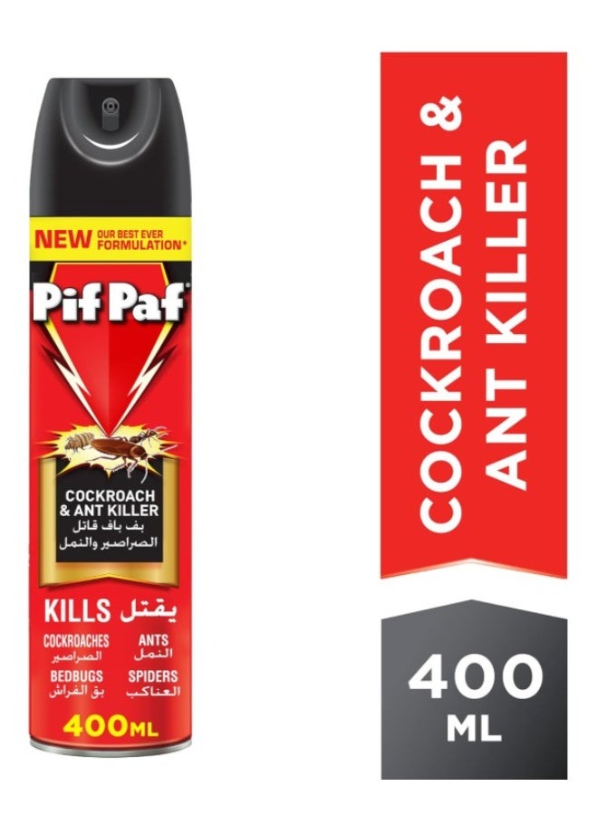 PIF PAF Power Guard Crawling Insect Killer, 4 X 400 ml - Image 2