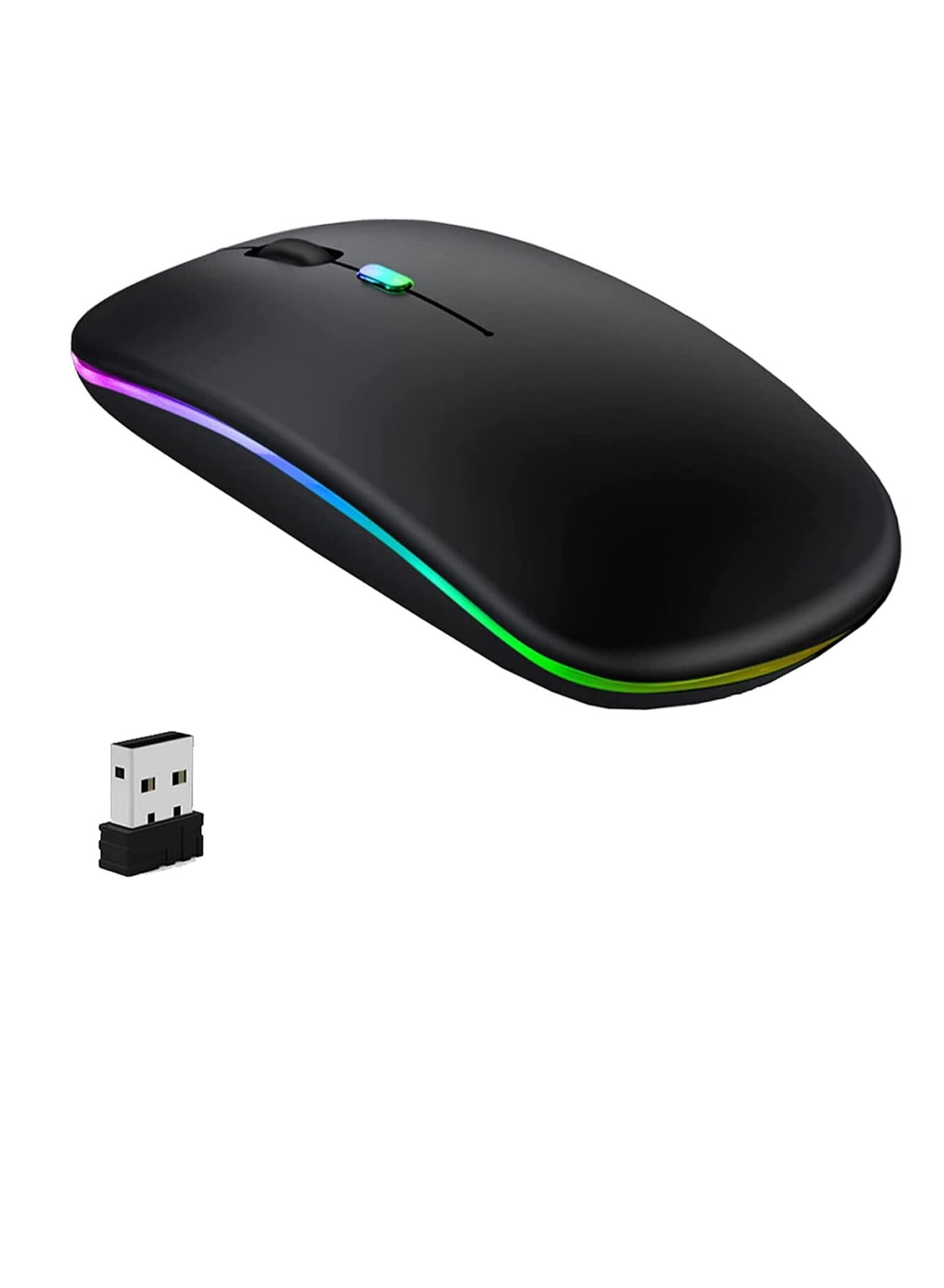 zero Zero Rechargeable Wireless Bluetooth Mouse With Rgb Light Z2242907AD5A3FCA3195CZ