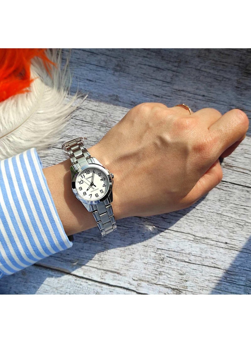 Casio Women's Watch - LTP-1215A-7B2DF Silver Dial - Image 3