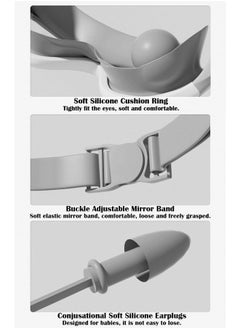 ZCM-HAPPY Children's Swimming Goggles With Earplugs  - Image 2