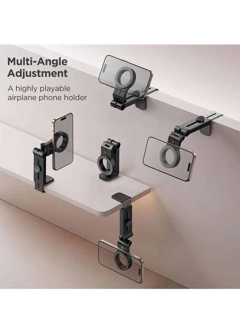 ELTRAZONE Magnetic Phone Mount for iPhone 16 Pro Max 360° Rotatable, Universal, Flexible Hands-Free Car and Airplane Holder - Image 4