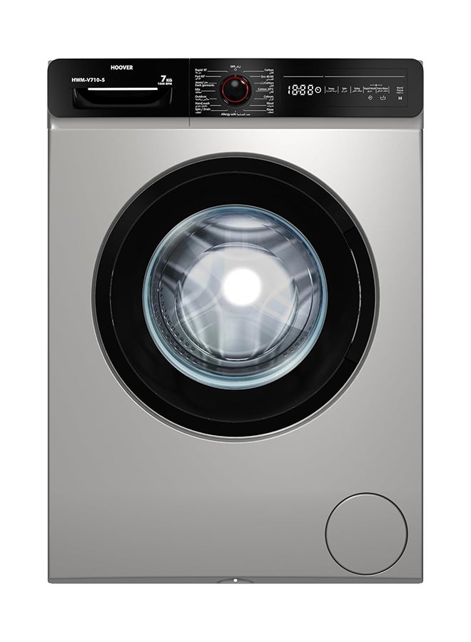 HOOVER 7Kg Front Load Washing Machine, Fully Automatic, 1000 RPM, 15 Programs,Foam Protection, Child Safety Lock, Eco-Logic System, Made in Turkey, 1 Year Warranty - Image 1