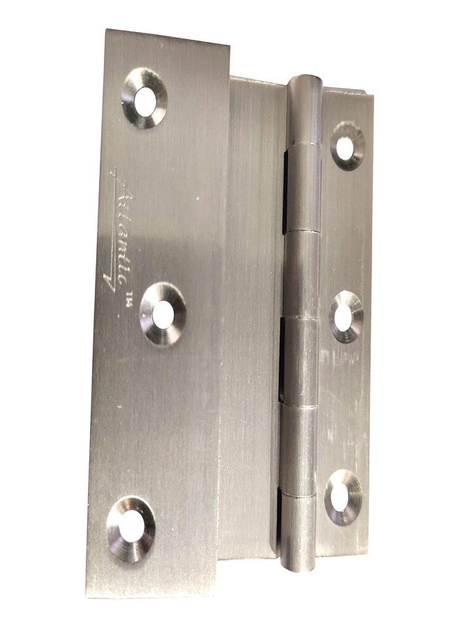 Atlantic Stainless Steel L-Hinges 3" X 1/2" X19 MM Matt Finish Pack of 12 - Image 1