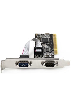 Generic PCI Serial Parallel Combo Card with Dual Serial RS232 Ports (DB9) and 1 x Parallel LPT Port (DB25) - PCI Combo Adapter Card - PCI Expansion Card Controller - PCI to Printer Card (PCI2S1P2)  - Image 1