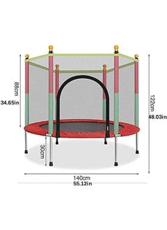 Generic SUPAAR Mall Indoor Trampoline with Guardrail Fitness for Kids  - Image 4