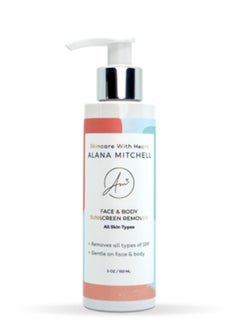 Alana Mitchell Face & Body Sunscreen Remover 5oz - Facial Cleansing Oil, Face Wash, Double Cleansing - All Skin Types, Sensitive Skin, Oily Skin - pzsku/Z22432D14E6C409EDC4B7Z/45/_/1740657176/4bbc1ce4-0345-47f9-b461-368beedd8f57