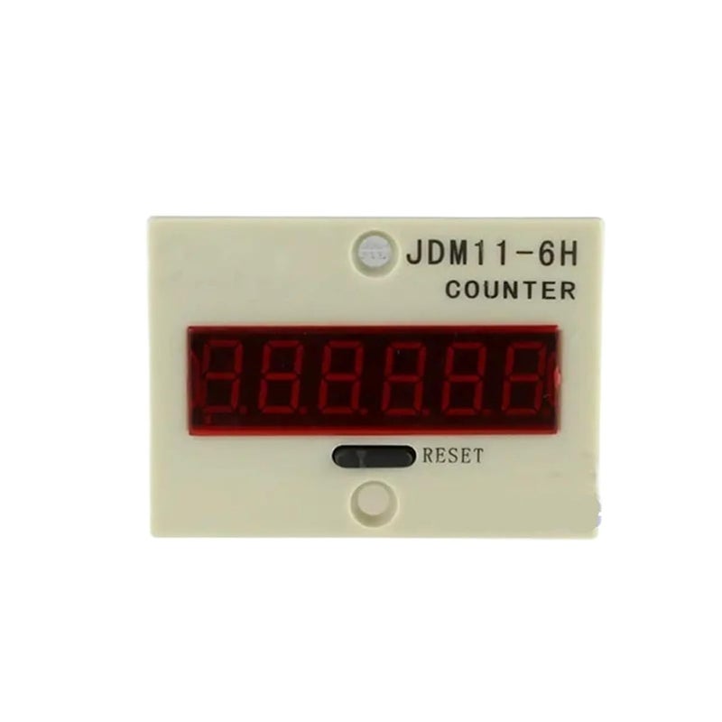 JDM11 6H 0 999999 5 Pin PNP Sensor Signal Input Digital Electronic Counter Relay 24VDC - Image 2