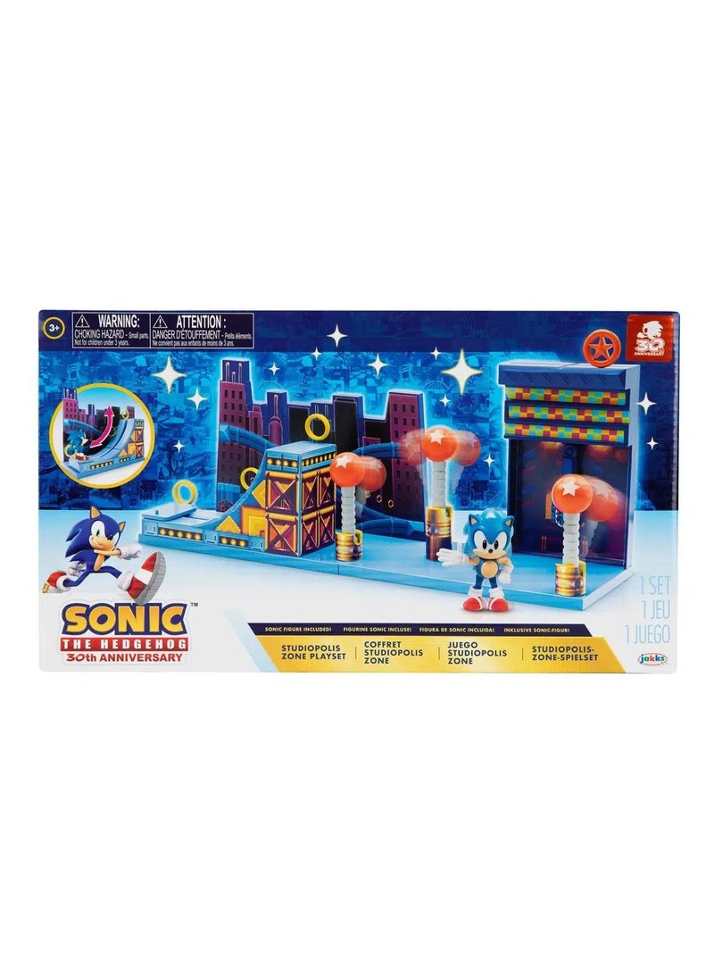 Jakks Pacific Sonic The Hedgehog Studiopolis Zone Playset 40692  - Image 2