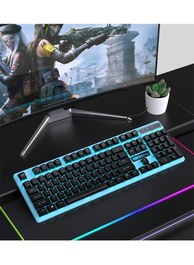 Nariele New Wired Illuminated Mechanical Tactile Keyboard