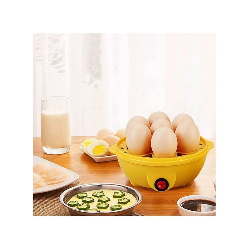 Fast Electric Egg Cooker for Up to 7 Eggs – Multi-Function Steamer for Boiled, Poached, Scrambled Eggs and Omelets | Retro Mint Style, BPA-Free, Auto Shut-Off, Measuring Cup, Family-Friendly, 350W 220V - Image 4